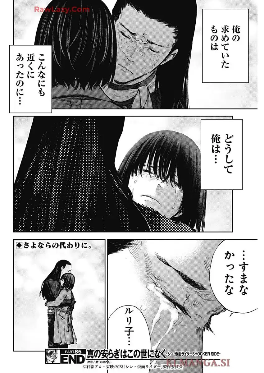 真の安らぎはこの世になく -シン・仮面ライダー SHOCKER SIDE- 第85話 - Page 18
