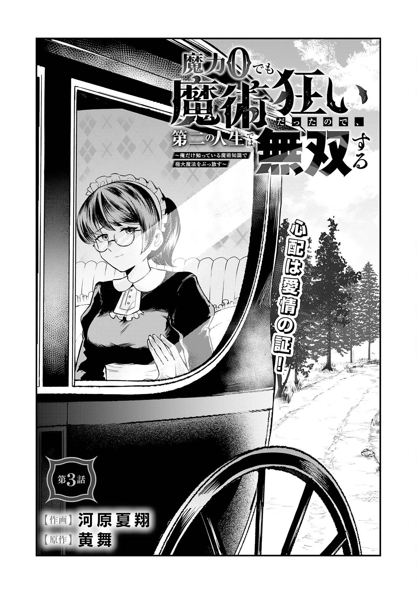 魔力0でも魔術狂いだったので、第二の人生では無双する～俺だけ知っている魔術知識で極大魔法をぶっ放す～ - raw - 第3話 - https://jppp.jjkk.to/jppp/05100604/1qyqdmuju3k.jpg